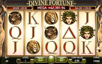 Divine Fortune ruudukko