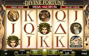 Divine Fortune bonuspeli