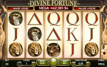 Divine Fortune symbolit