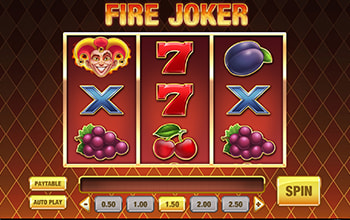 Fire Joker ruudukko