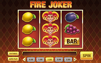 Fire Joker symbolit