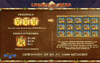 Legacy of Dead ilmaispelit