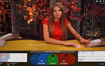 Live baccarat-pöytä 3