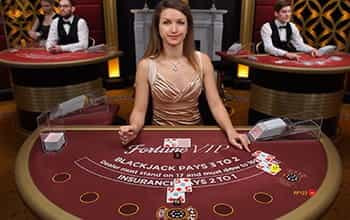 Live Blackjack pelipöytä 5