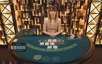 Live Casino Holdem -pöytä 3