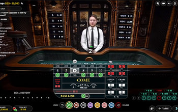 Live craps-pöytä 2