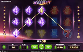 Starburst ruudukko